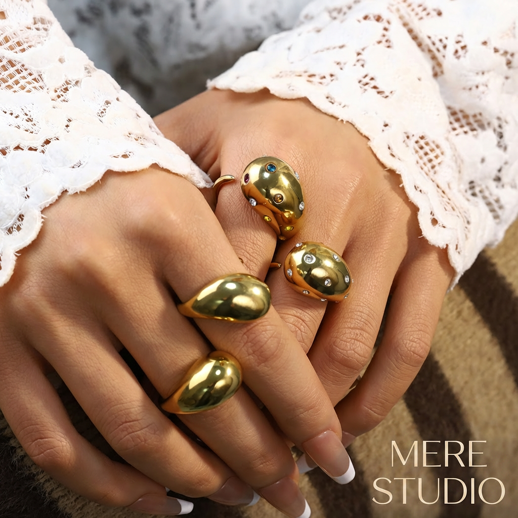 THE PRISM DEWDROP STATEMENT RING