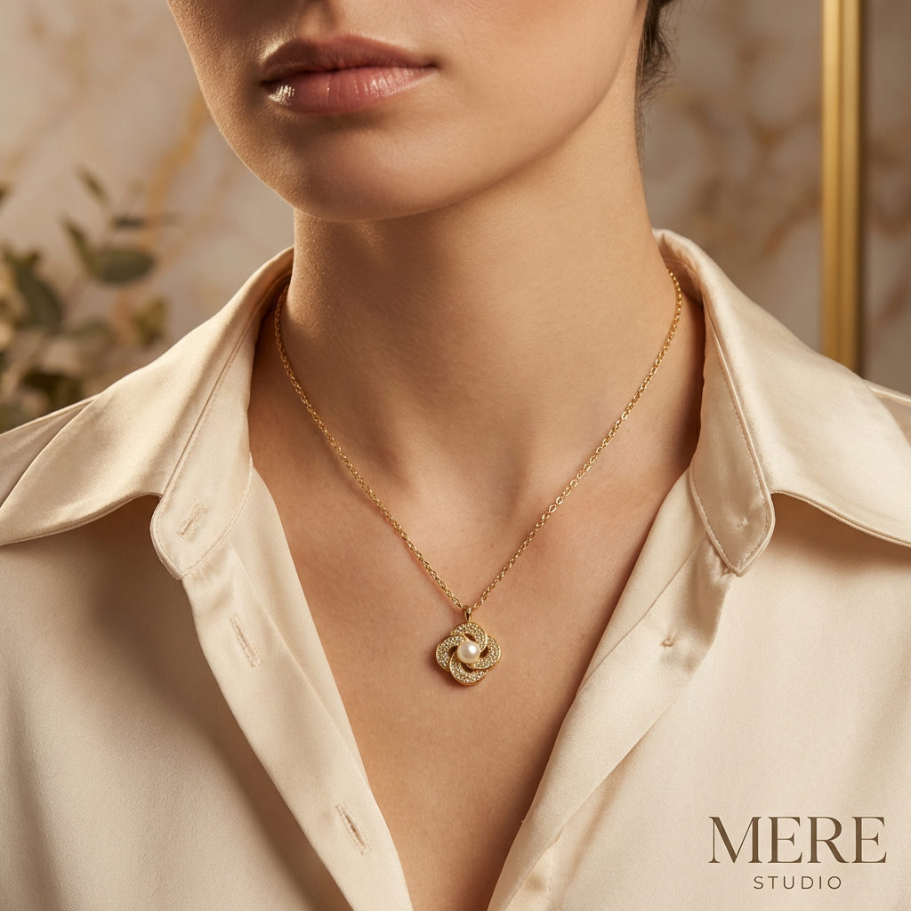 THE LUMOS ORB PEARL PENDANT