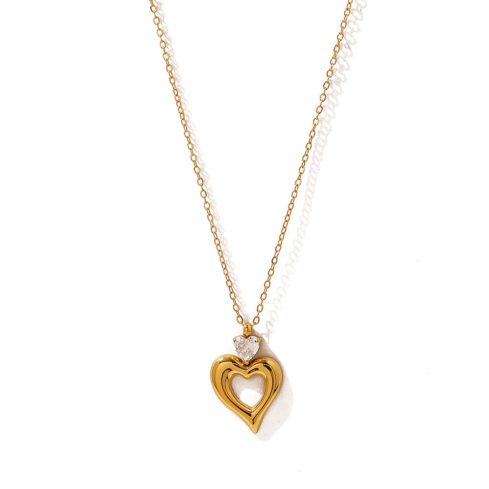 THE COEUR WHISPER PAVÉ PENDANT