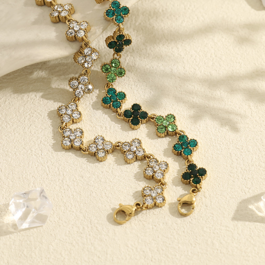 THE EMERALD BLOOM TENNIS BRACELET