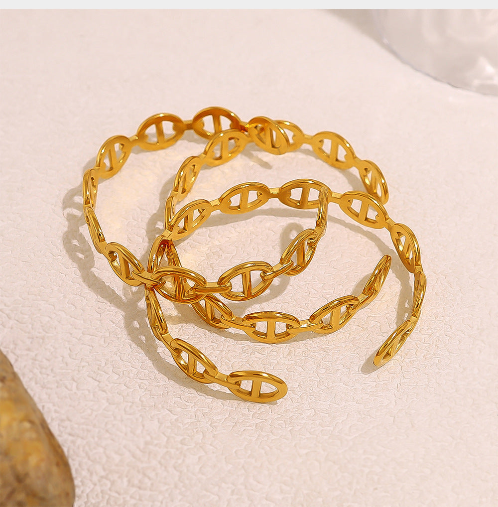 THE ARCH LINK CUFF BRACELET