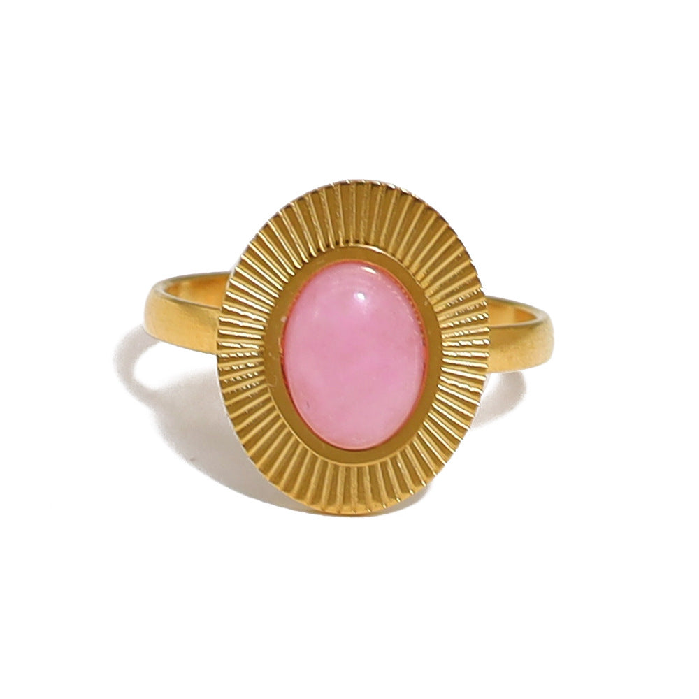 THE EARTH PULSE NATURAL STONE RING