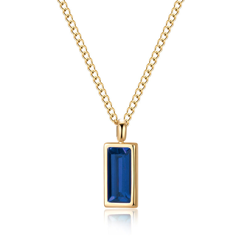 THE BAROQUE GLIMMER RECTANGULAR PENDANT