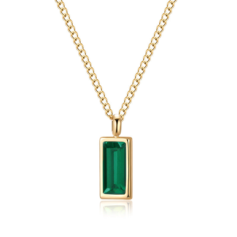 THE BAROQUE GLIMMER RECTANGULAR PENDANT