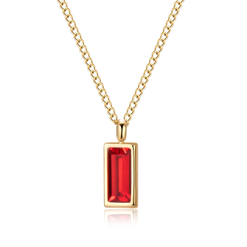 THE BAROQUE GLIMMER RECTANGULAR PENDANT