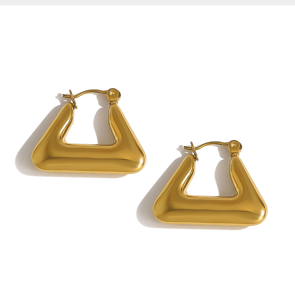 THE BABYLON TRIANGLE SCULPTURE HOOPS