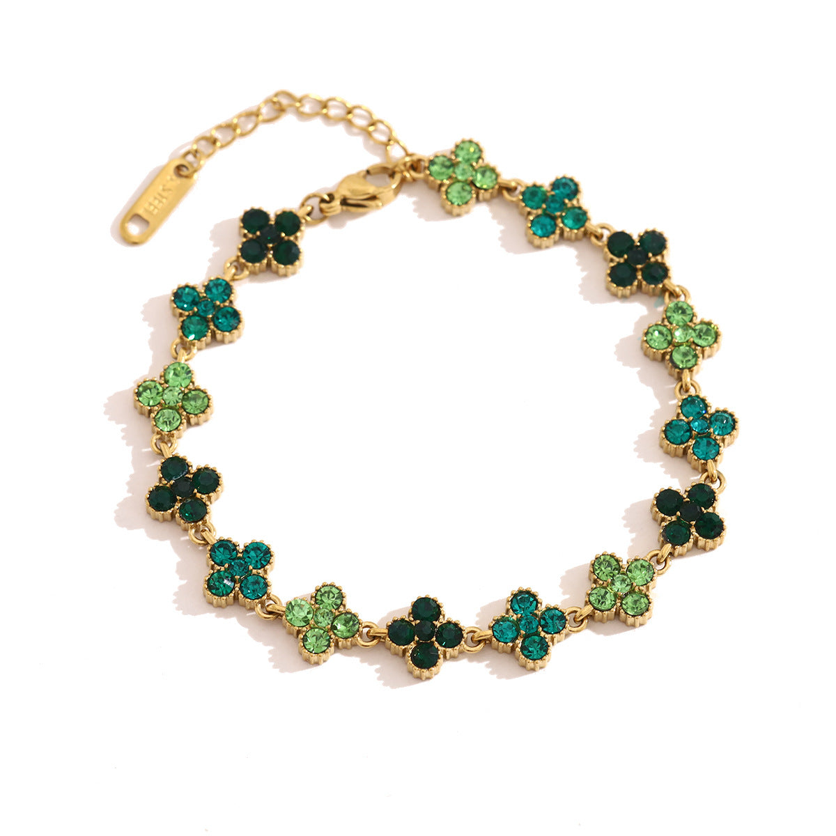 THE EMERALD BLOOM TENNIS BRACELET
