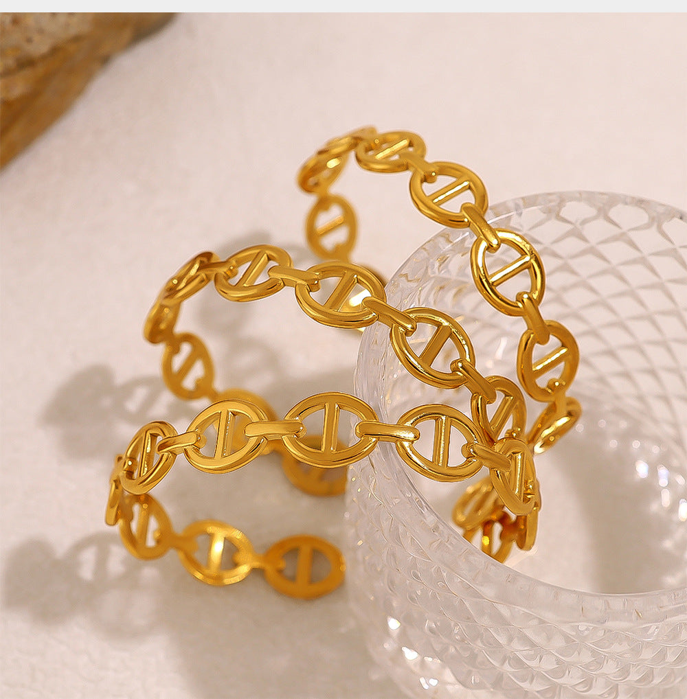 THE ARCH LINK CUFF BRACELET