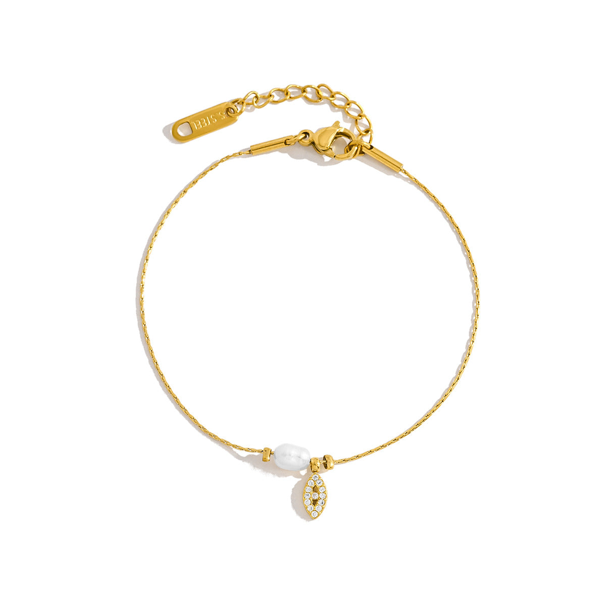 THE GUARDIAN EYE & PEARL BRACELET