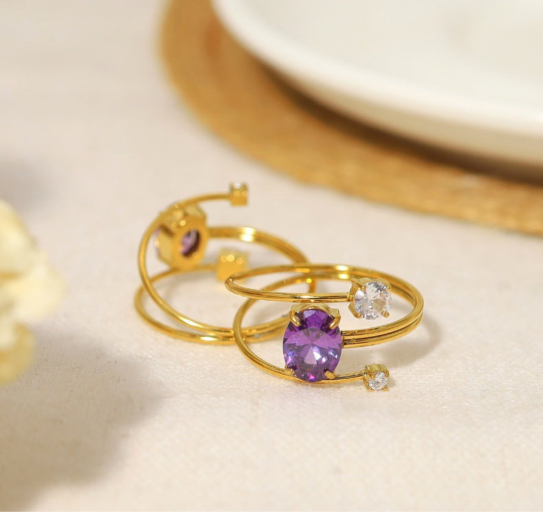 THE ROYAL AMETHYST DAWN RING